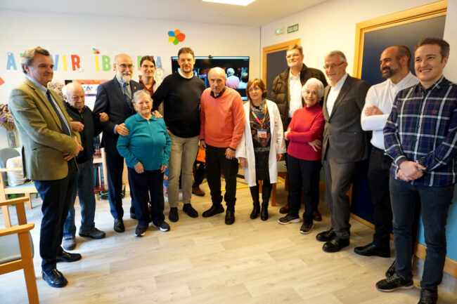 Presentación del proyecto Acercar con usuarios de la residencia de Erro